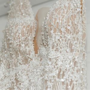 Gorgeous beaded wedding dress